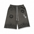 Skull Shorts Green