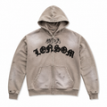 Skull Zipper Brown
