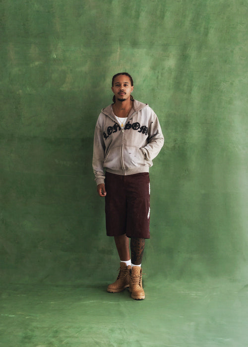 Fantasy Leather Shorts Burgundy